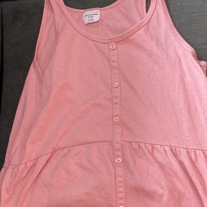 Girls 11/12 pink Abercrombie Kids tank top
